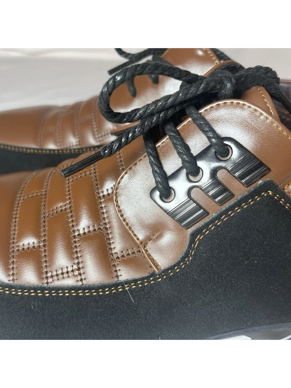 Gatsby Two-Tone Brown and Black Oxford Dress Shoes